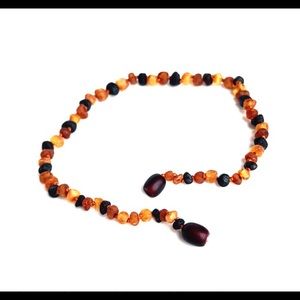 Lolly Llama Baltic Amber Teething Necklace NWOT
